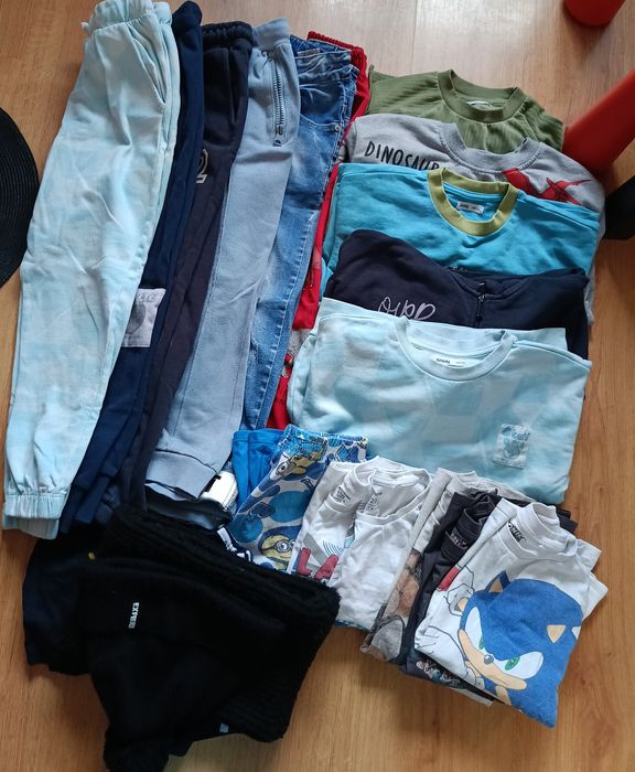 Paczka ubrań chłopiec 122/128