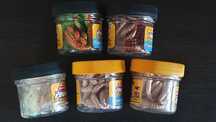 Guma Berkley Powerbait Power Honey Worm / Nymph Zestaw 5 słoików - USA