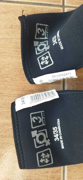 Conjunto: DEEPLY - Pes de pato, Leash, Meias, Camisola, Fato TRIBORD