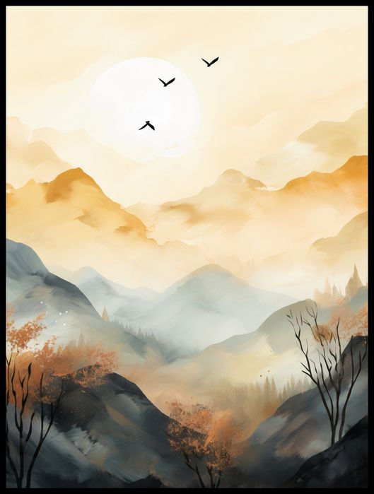 Plakat 60x80cm Zorza Świtania