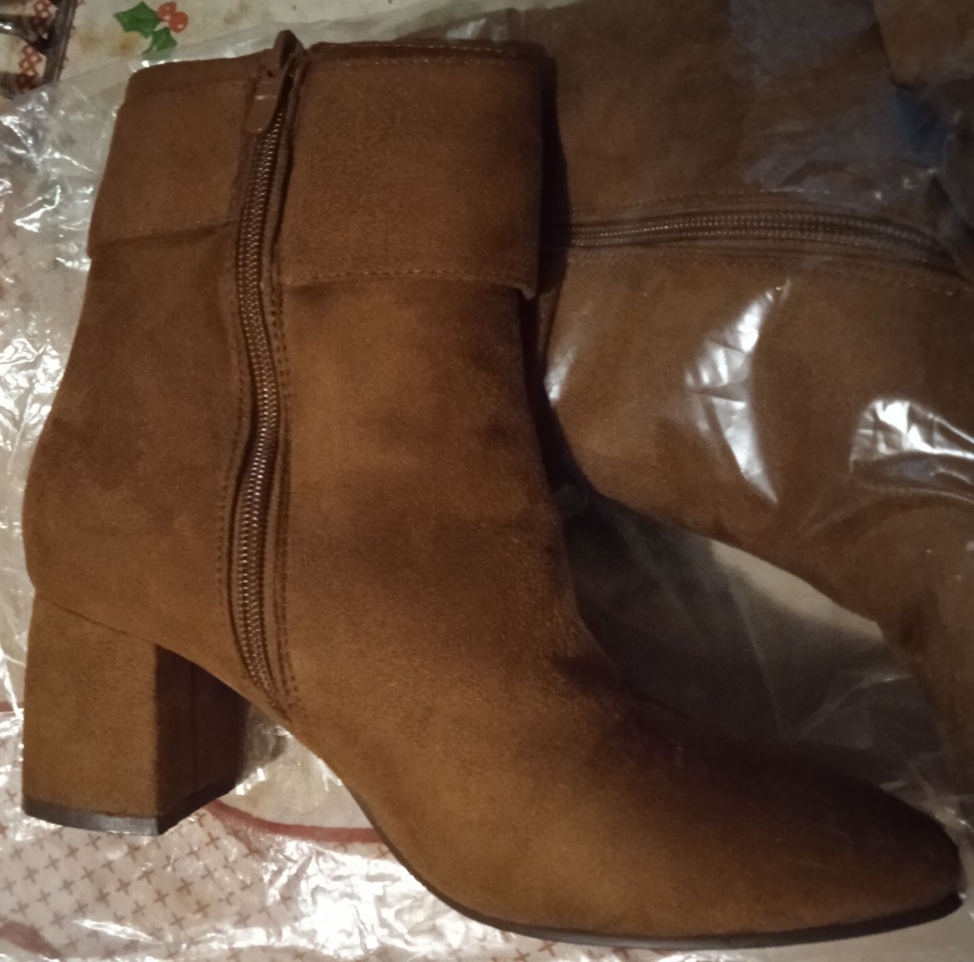 Botas de senhora camurça novas