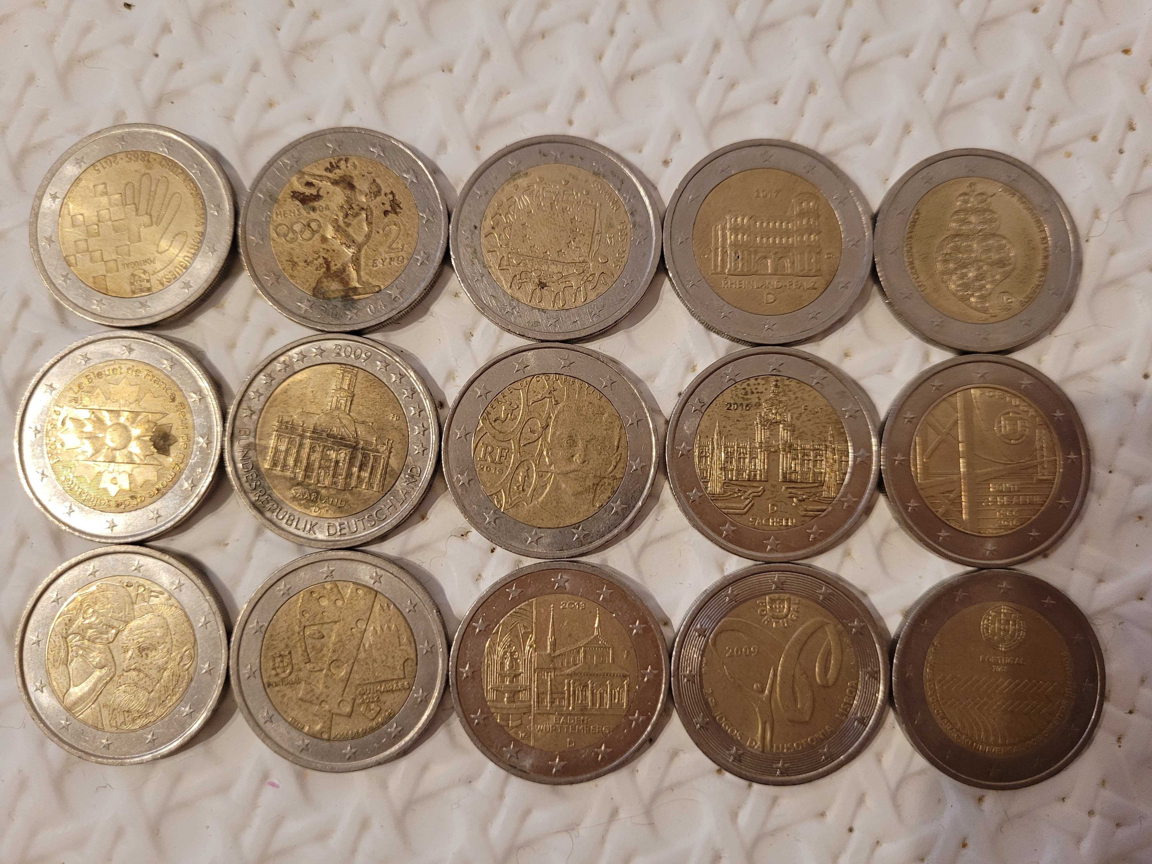 15 Moedas de coleção de 2€