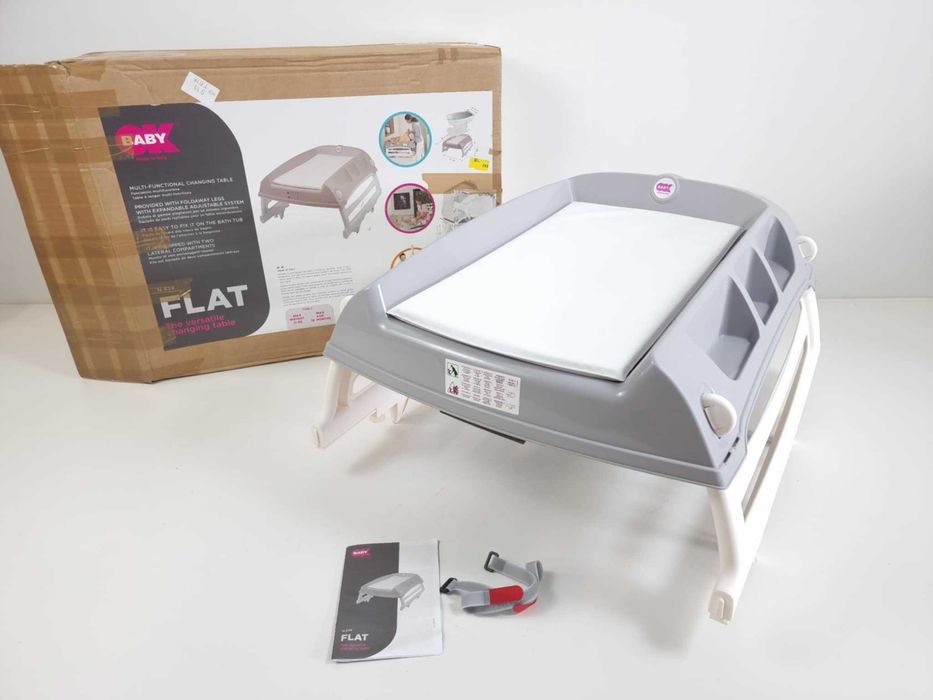 Uniwersalny przewijak sztywny Okbaby FLAT 66,5x84,5 cm beż na łóżeczko