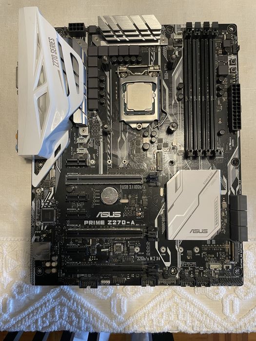 i7-7700k + ASUS Z270-A + Cooler Cryorig H7