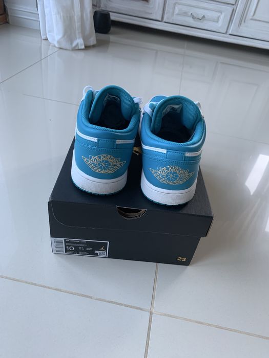 Nike Air Jordan 1 Low Nowe Aquatone White/Celestial Gold