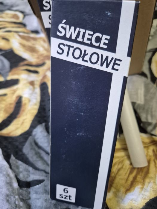 Świeca stołowa biała 36 szt.