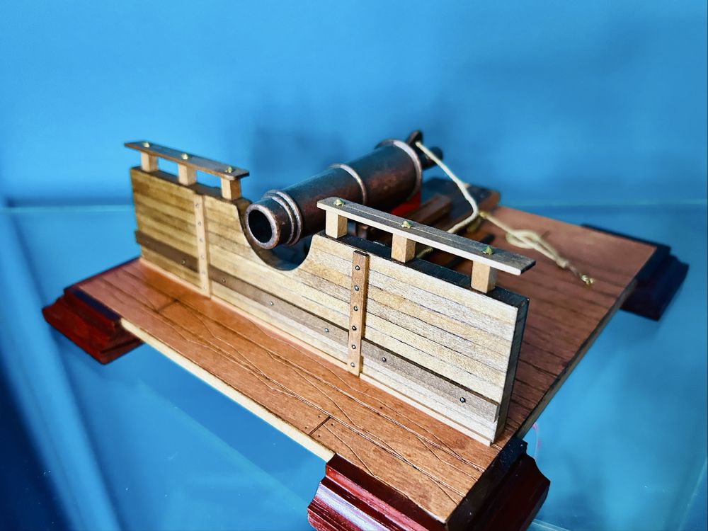 Armata, karonada angielska HMS Victory Mantua Model żaglowiec