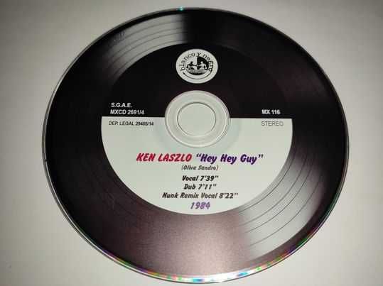 Ken Laszlo - Hey Hey Guy (Original Maxi-Singiel CD)