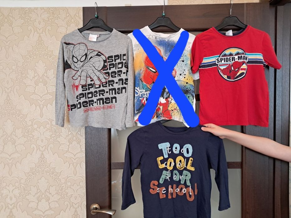 Футболка людина павук, футболка дитяча, кофта, лонглсів, Marvel