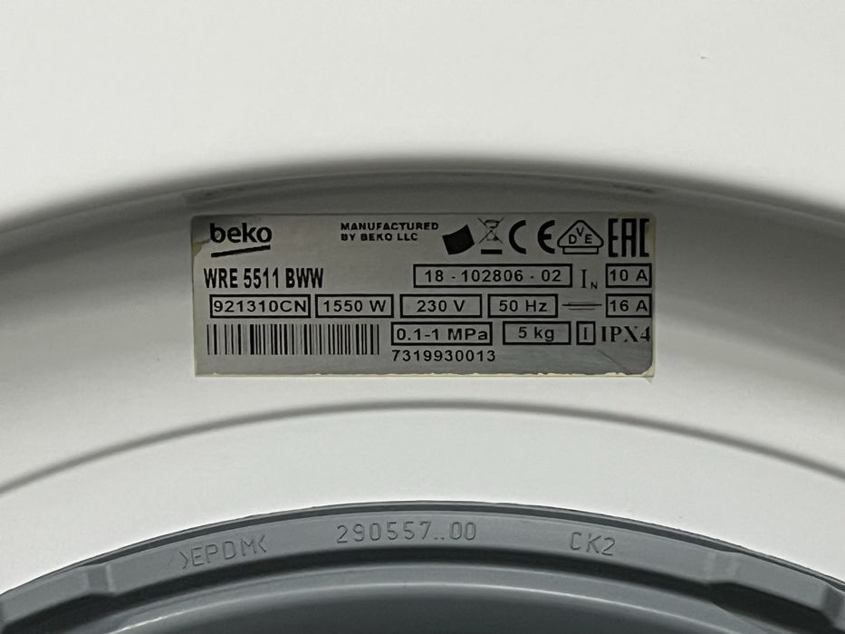 Pralka BEKO 40cm 5kg 1000ob A++ |12msc |Dobry stan |Dowóz