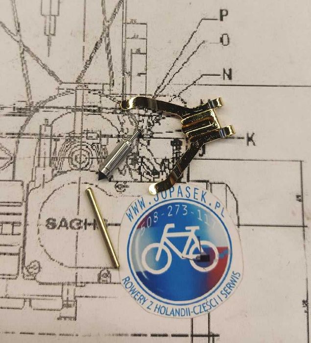 ZESTAW NAPRAWCZY komory pływaka gaźnik TK - nowy Sachs301a Spartamet