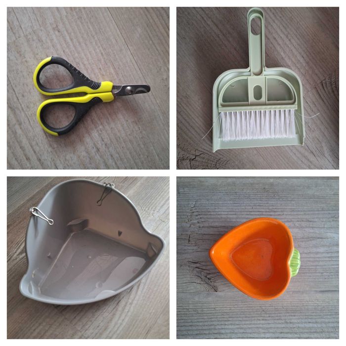 Piętrowa klatka dla królika,nowy spód, pełny zestaw, w świetnym stanie