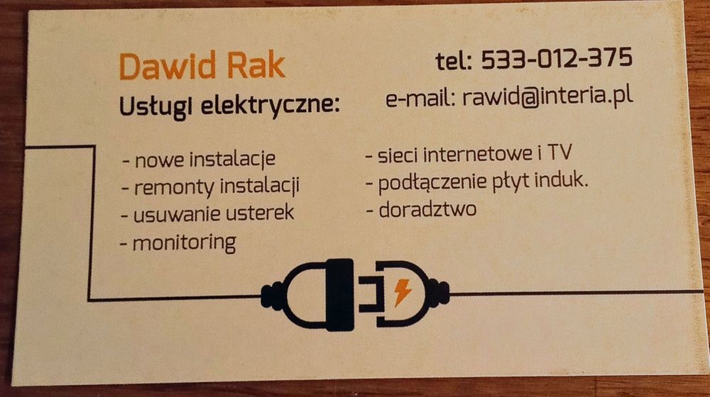 Instalacje elektryczne Elektryk
