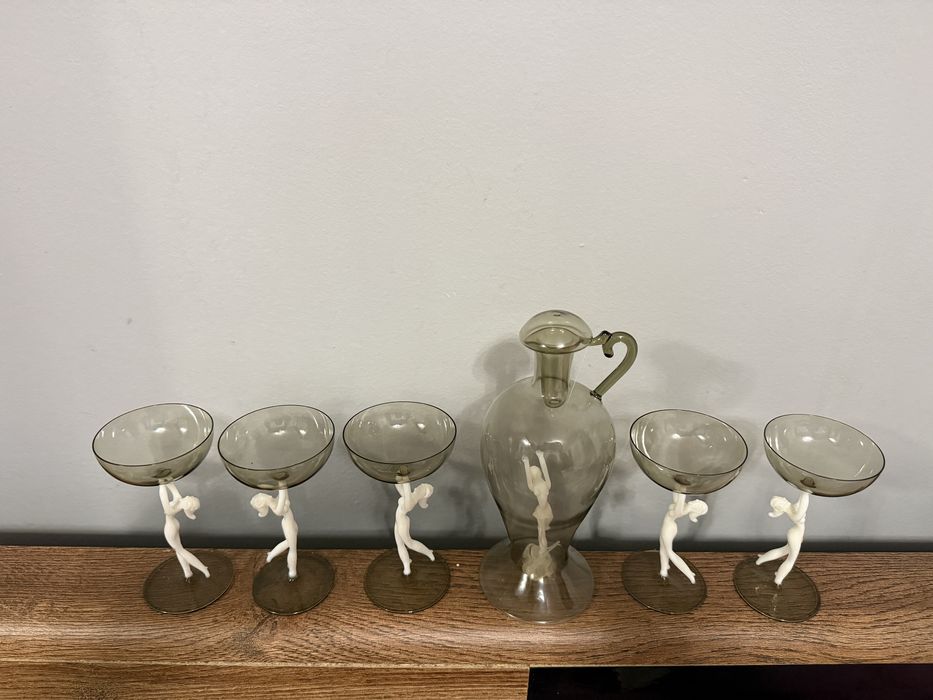 лікерний набір Bimini Lauscha в стилі ар-деко