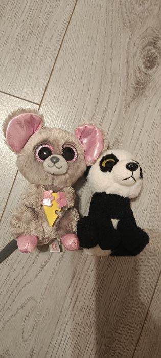 Іграшка м'яка мишка та ведмедик