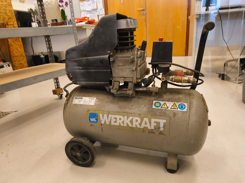 DESOCUPAR: Compressor de Ar Werkraft 2HP 50 L