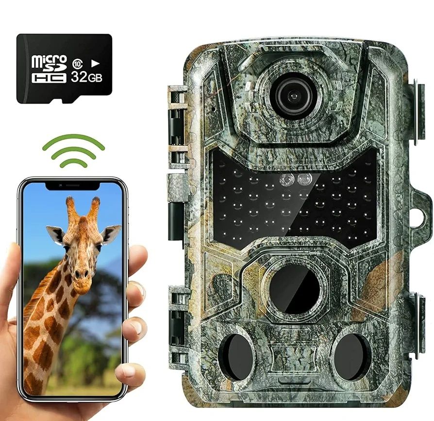 Kamera zewnętrzna Crenova Trail Camera 4K WiFi do obserwacji przyrody