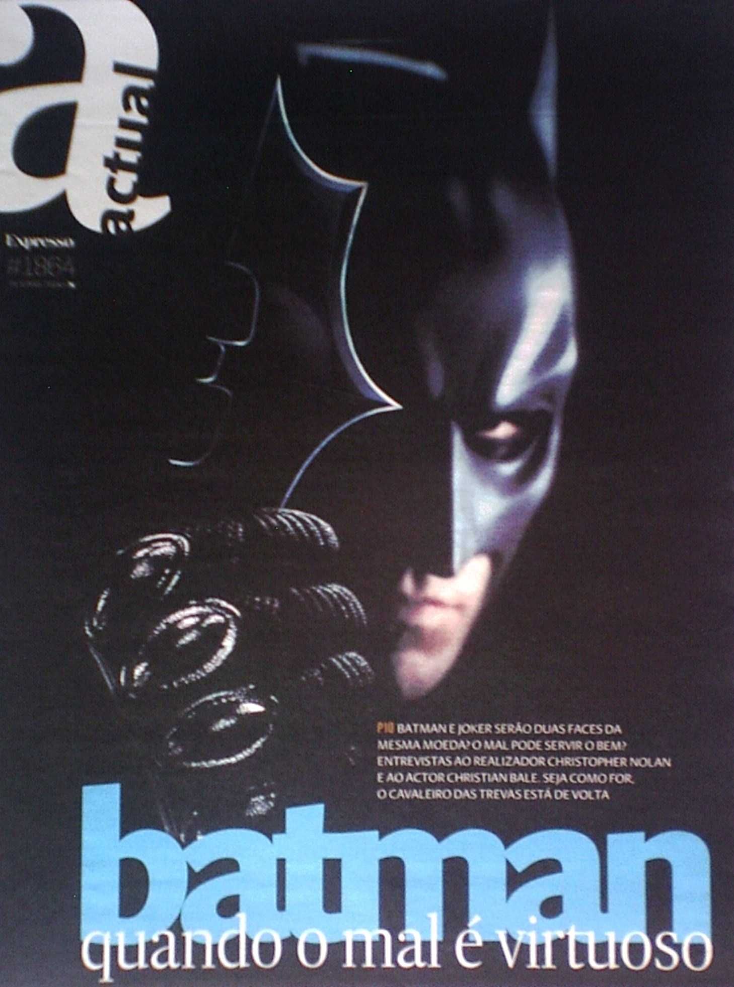 Batman como tema de capa em 2008 para fãs