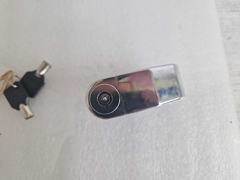 Замок-сигнализация на дисковый тормоз для мотоцикла. Противоугонка