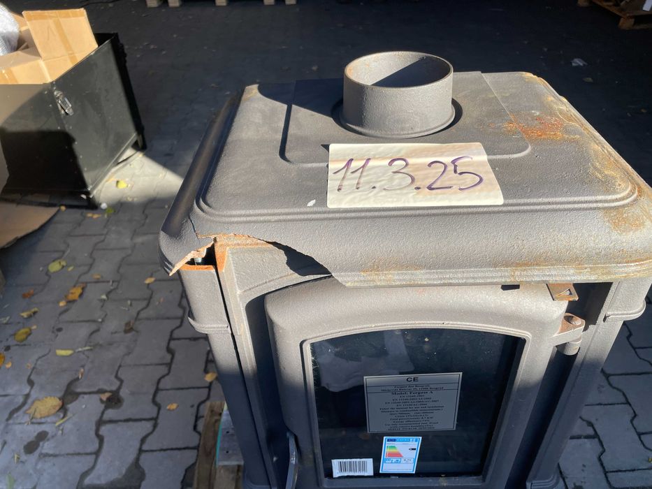 Piec koza kominek żeliwny FERGUSS A  o mocy 8,4 kW - II Gat Outlet