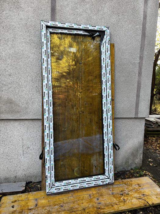 okno balkonowe antracyt obustronny 900x2100