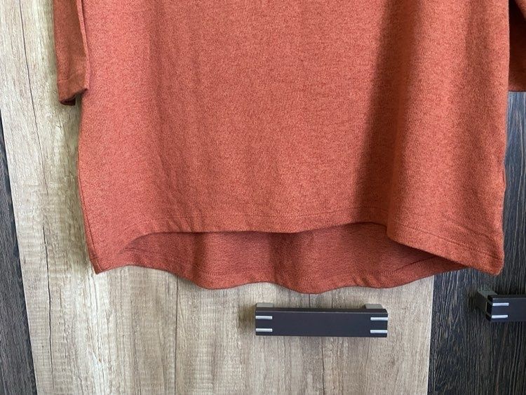 Pomarańczowy ceglasty sweterek KappAhl rozmiar XS