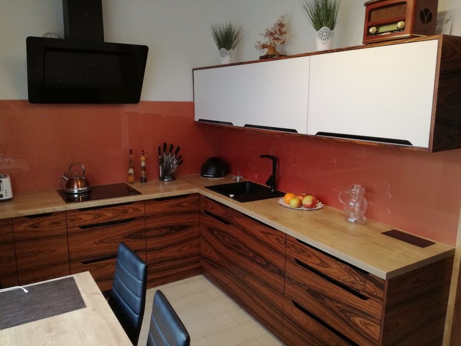 Meble kuchenne + AGD , okleina naturalna Palisander