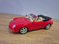 Bburago Porsche 911 Carrera CABRIO 1993 Metal/Plastik skala 1:18