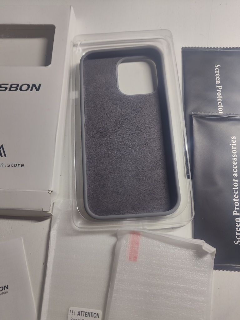 Etui case + szkło hartowane iPhone 13 pro Jasbon B985