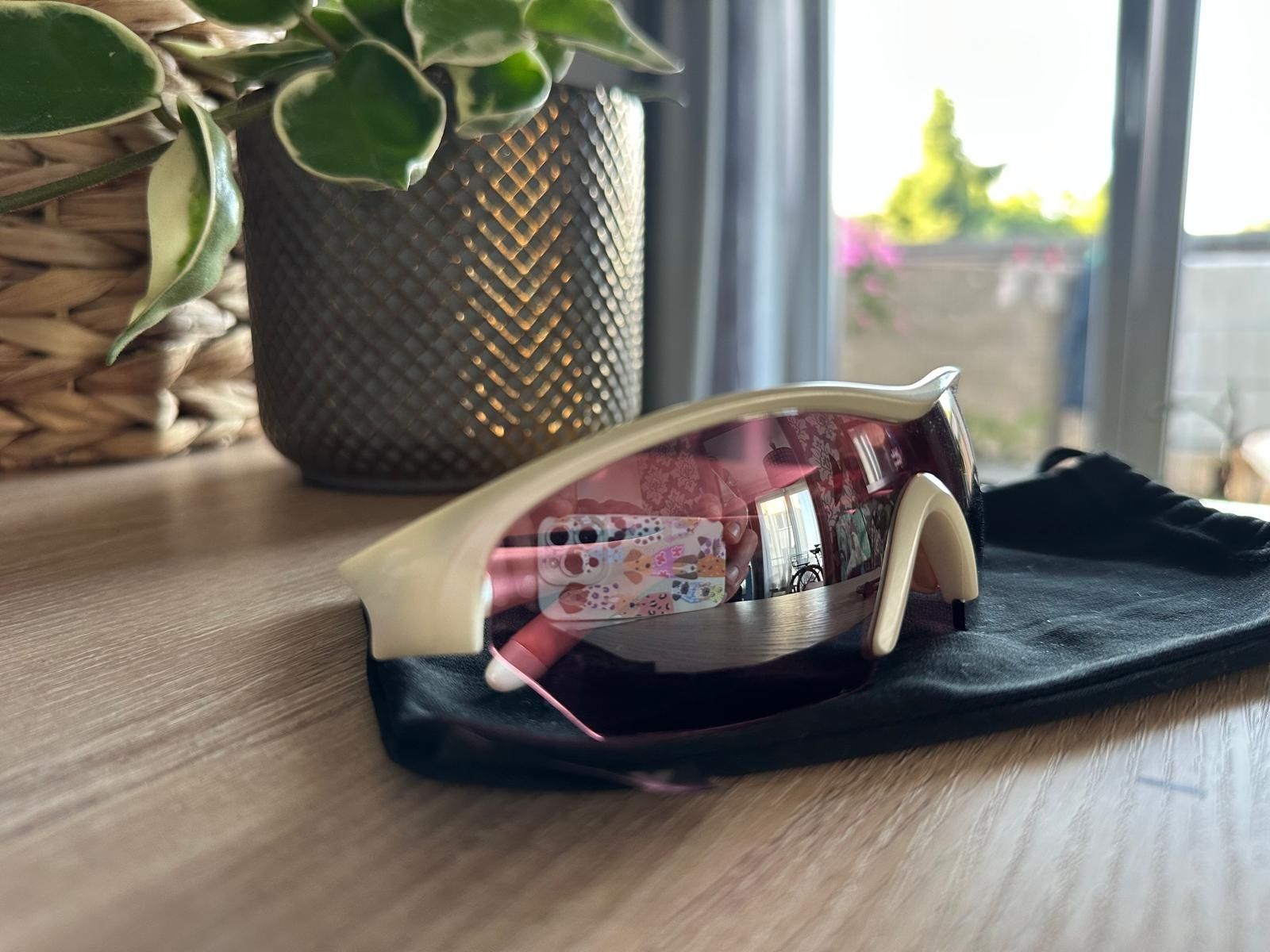OKULARY SPORTOWE UVEX XANE białe rowerowe biegowe trekingowe