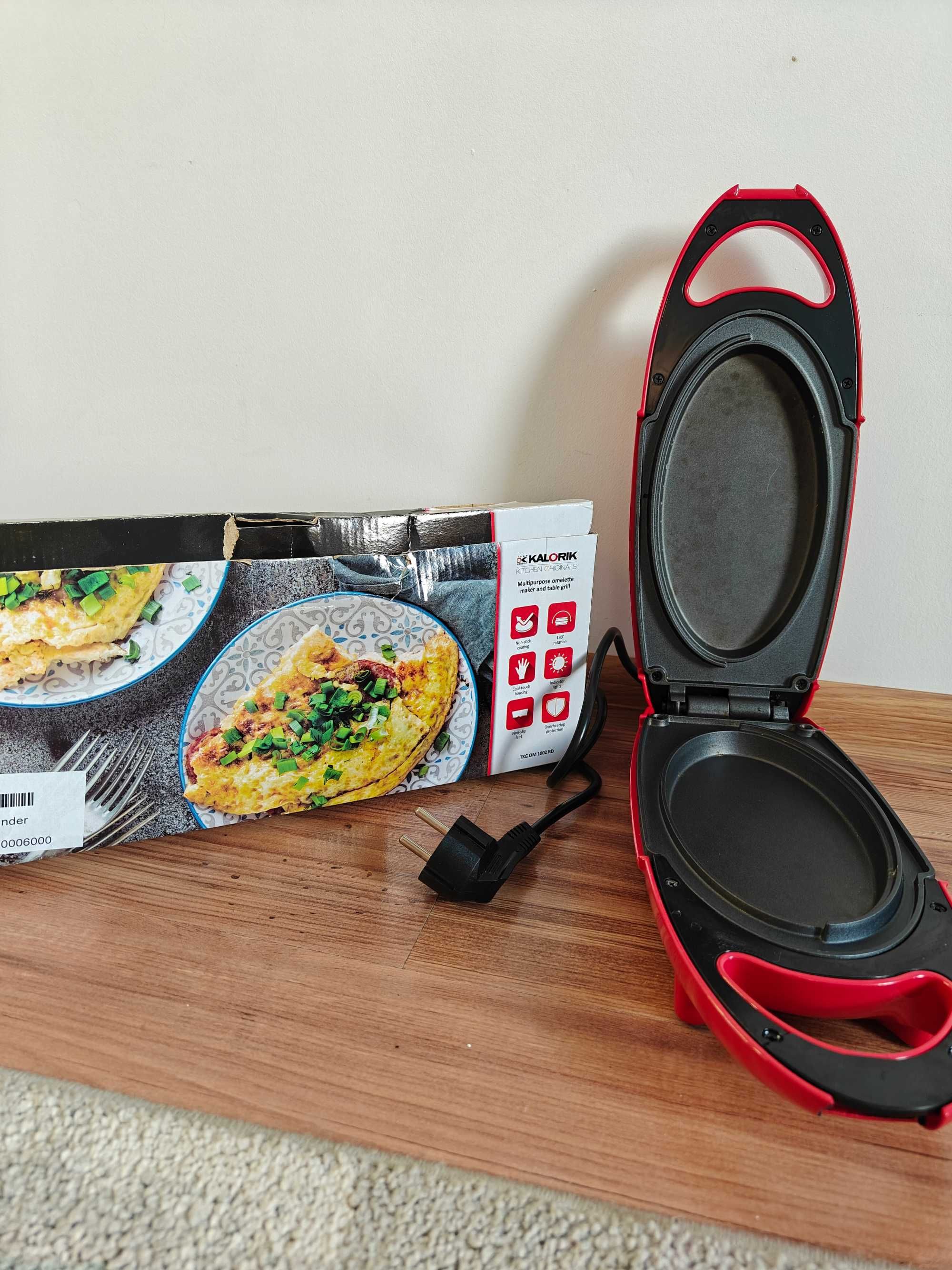 Omleciarka opiekacz do omletów kanapek ryb, itp. 800W