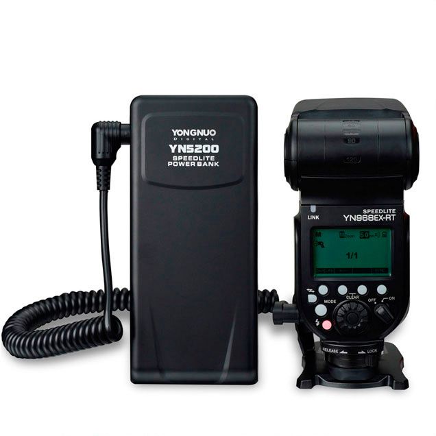 Мобильная батарея для фотовспышки Yongnuo YN5200 330V + 10400 mAh USB