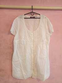 Батистовая удлиненная рубашка/туника, размер 20/22, бренд La Redoute