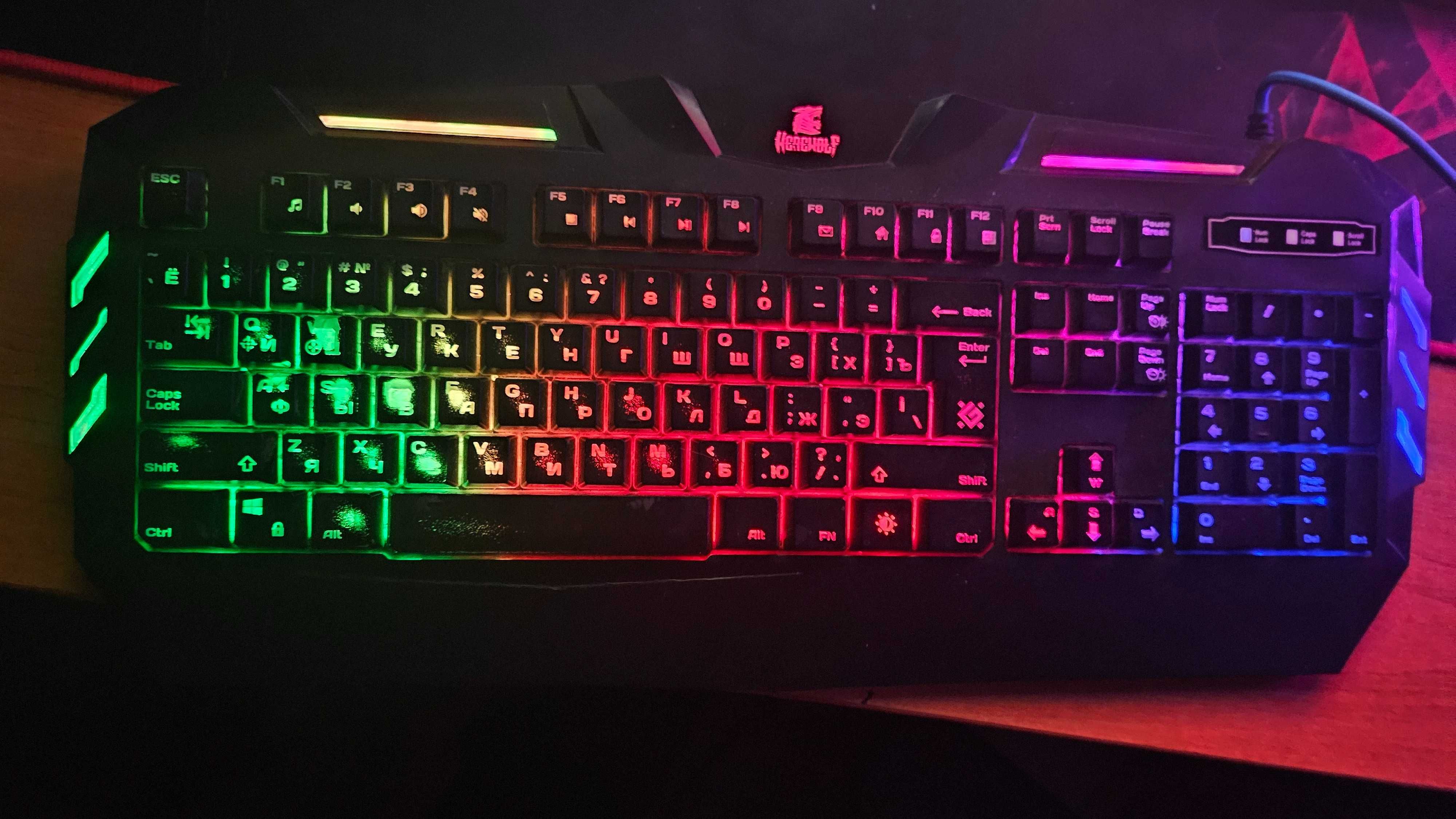 Клавиатура проводная Defender Werewolf GK-120DL USB