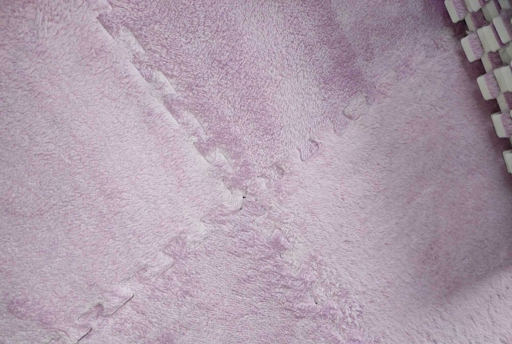 Килим-пазл бузковий світло-фіолетовий колір (40шт.)