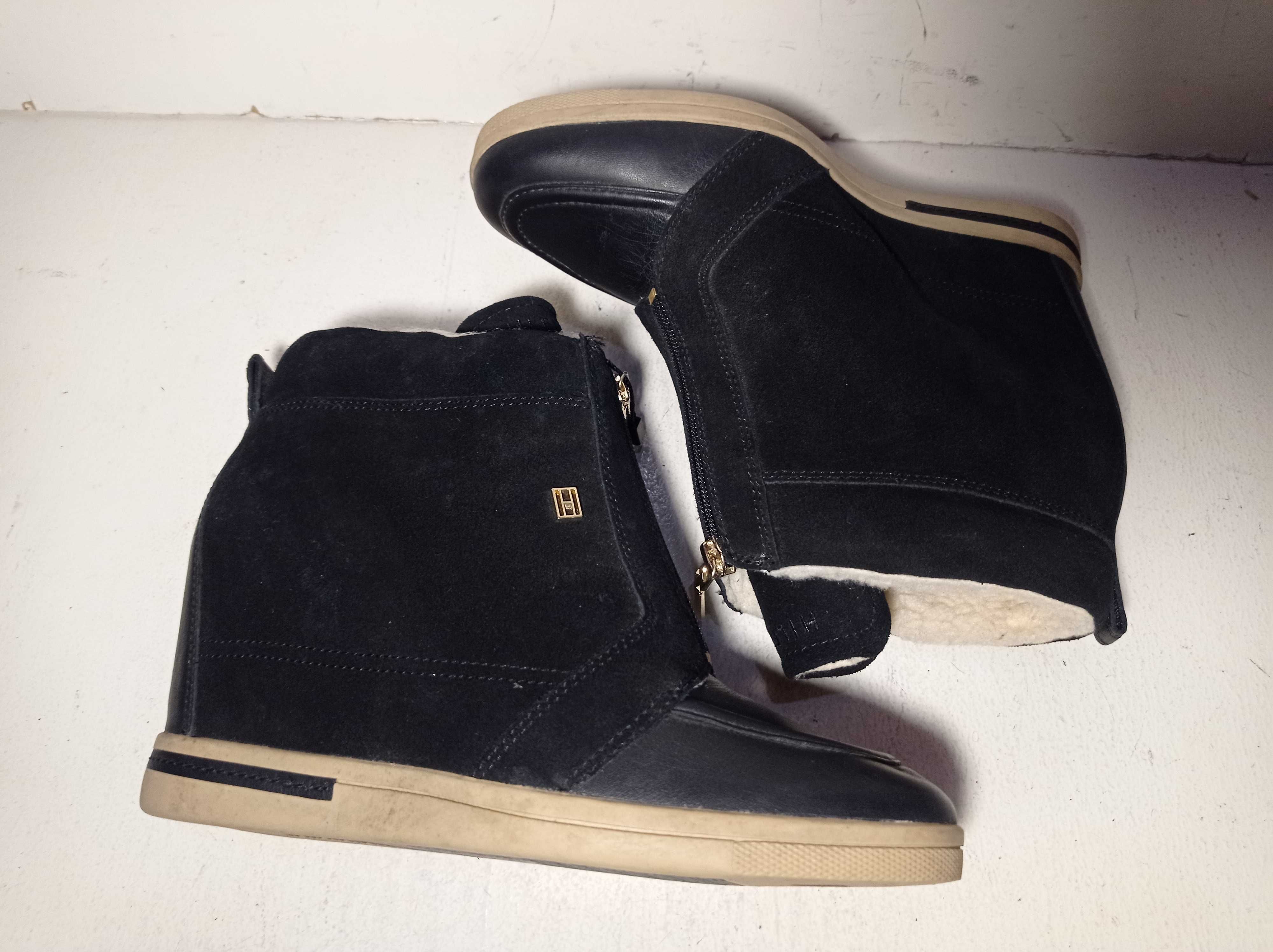 botki skórzane Tommy Hilfiger