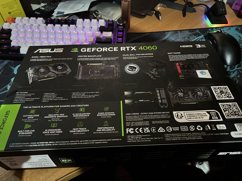 Продам Відеокарту Asus RTX4060 8GB