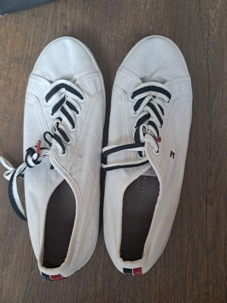 Tommy Hilfiger tenisówki trampki sneakersy biale r. 36 jeans essential