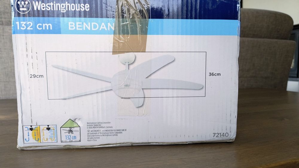 Nowy żyrandol i wentylator sufitowy w jednym - Westinghouse Brendan