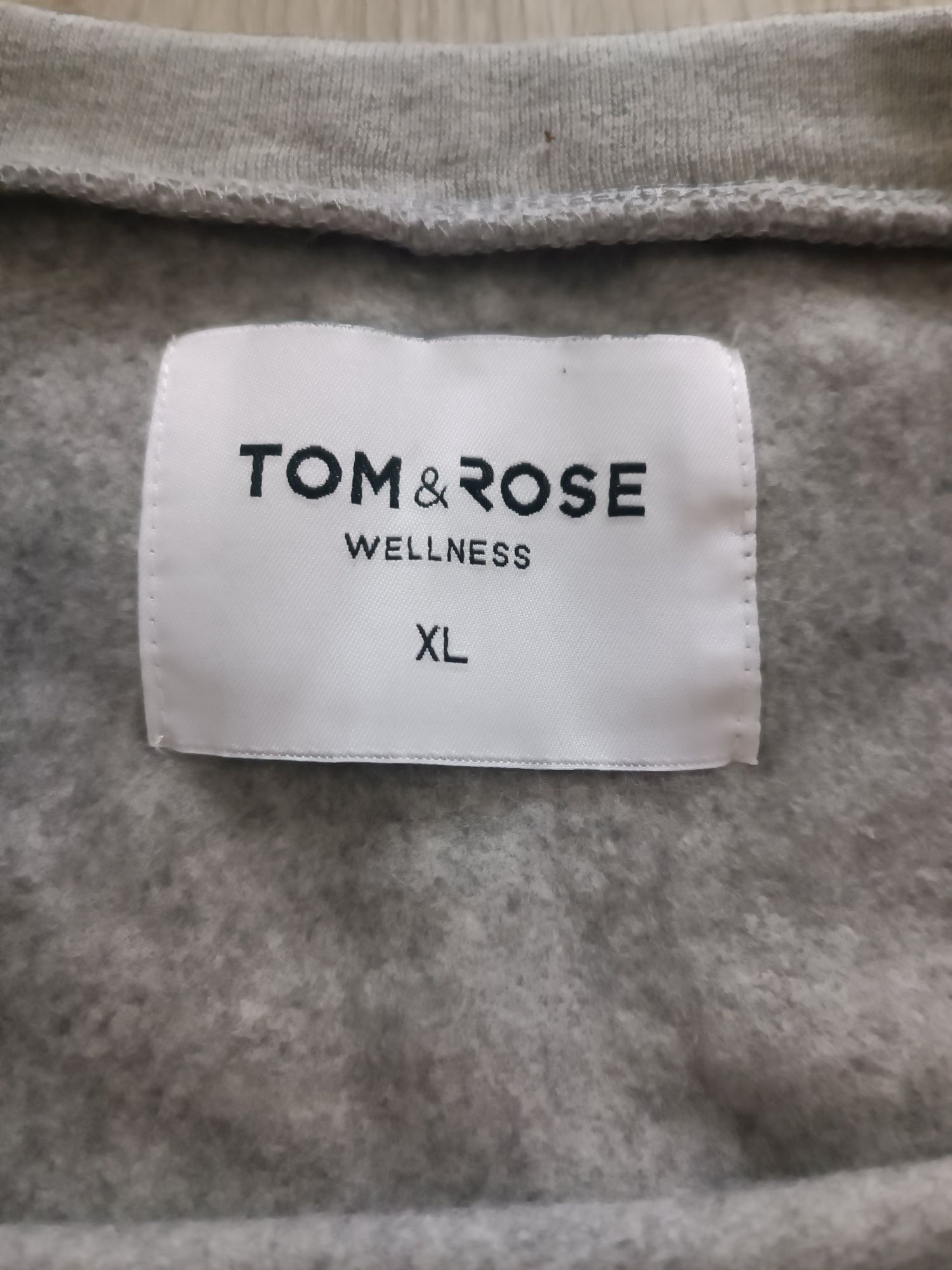Szara bluza dresowa damska Tom&Rose r.XL