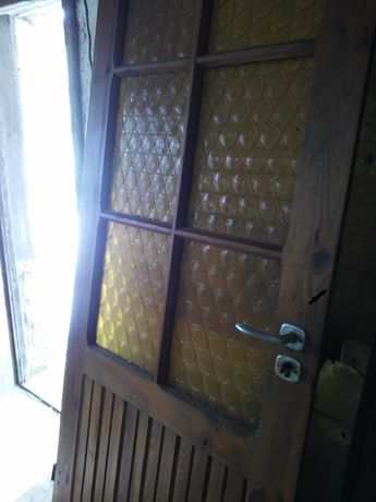 drzwi-drewno modrzewiowe ( bez ościeżnicy)
