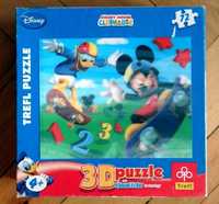 Puzzle Myszka Miki 72 elementy 3 D