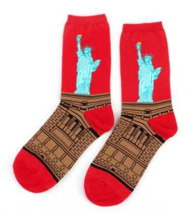 Śmieszne skarpetki Statua Wolności crazy socks