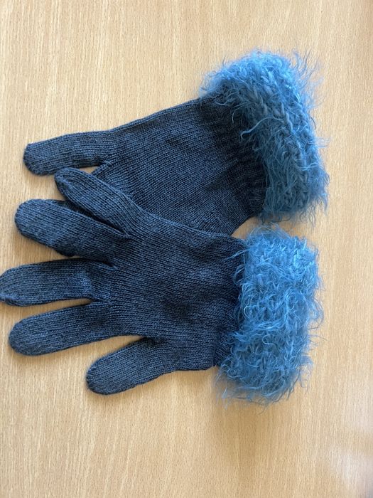 Luvas novas cor petróleo