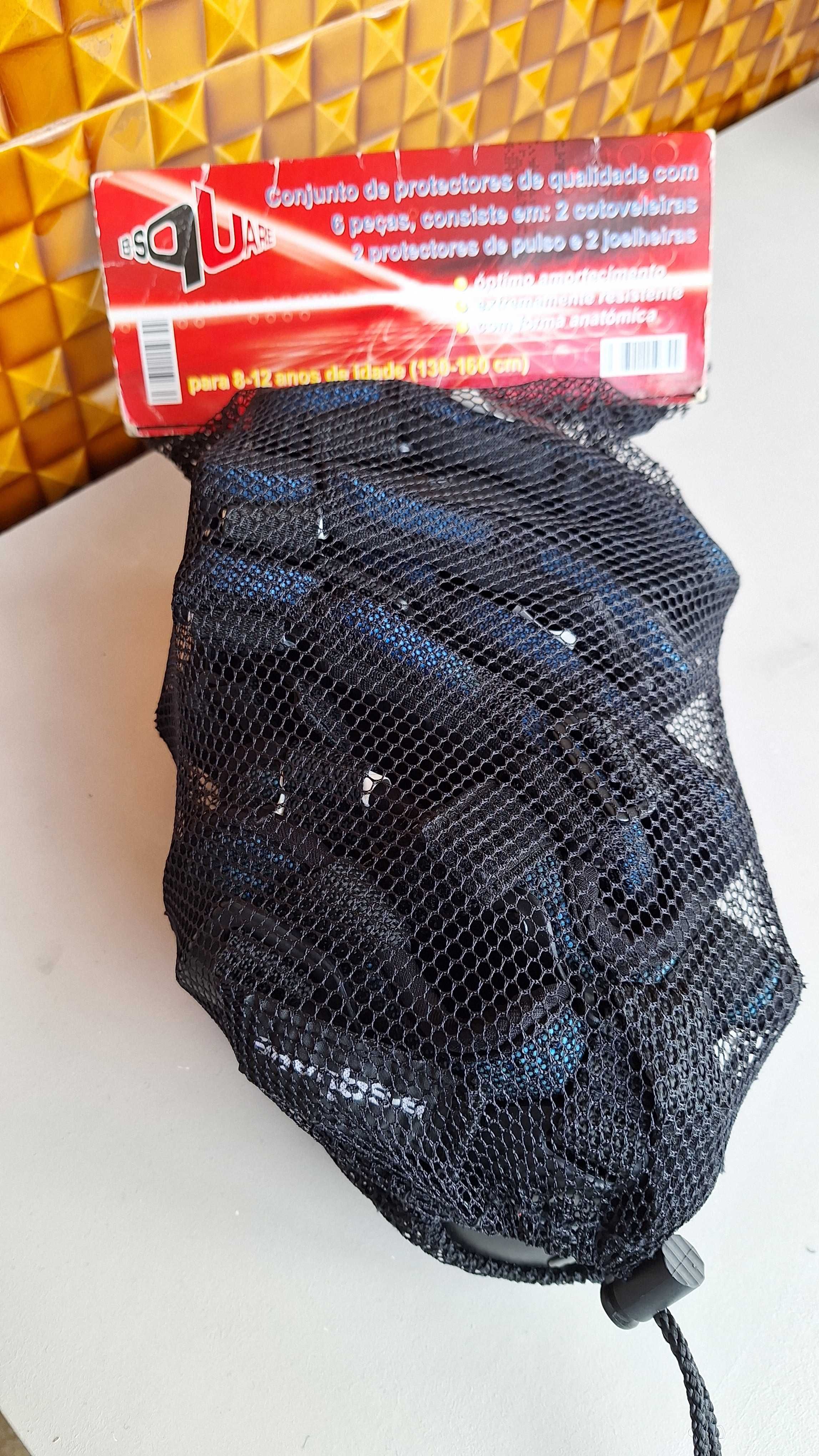 Kit Proteção Patins/Skate 8-12 anos