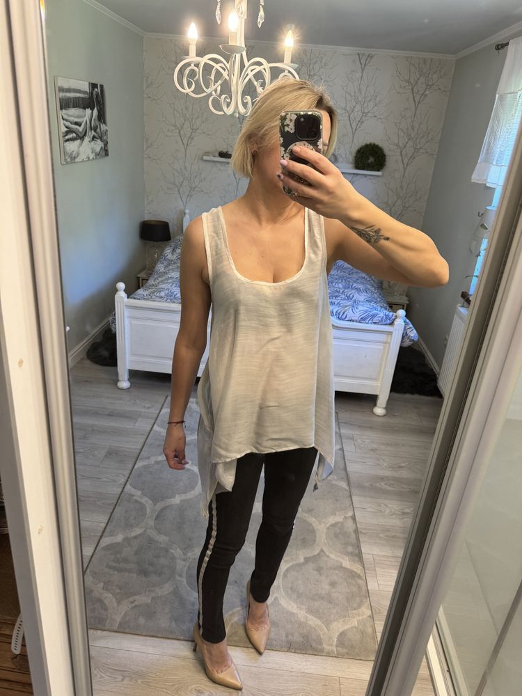 Adymetryczny cienki top. Cubus. 38