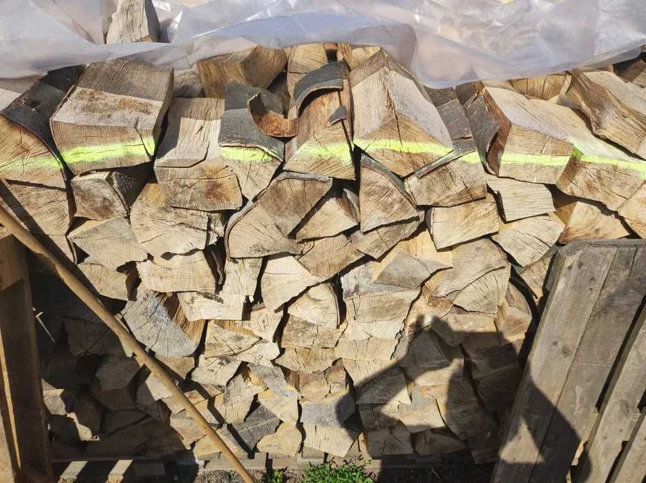 Drewno kominkowe i do pieca, połupane, sezonowane