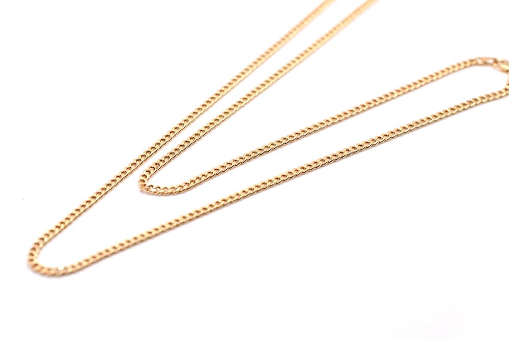 Uniwersalny łancuszek z żółtego złota 585 pancerka 14k 59,5 cm
