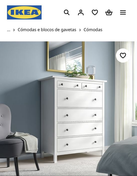 Cómoda c/ 6 gavetas