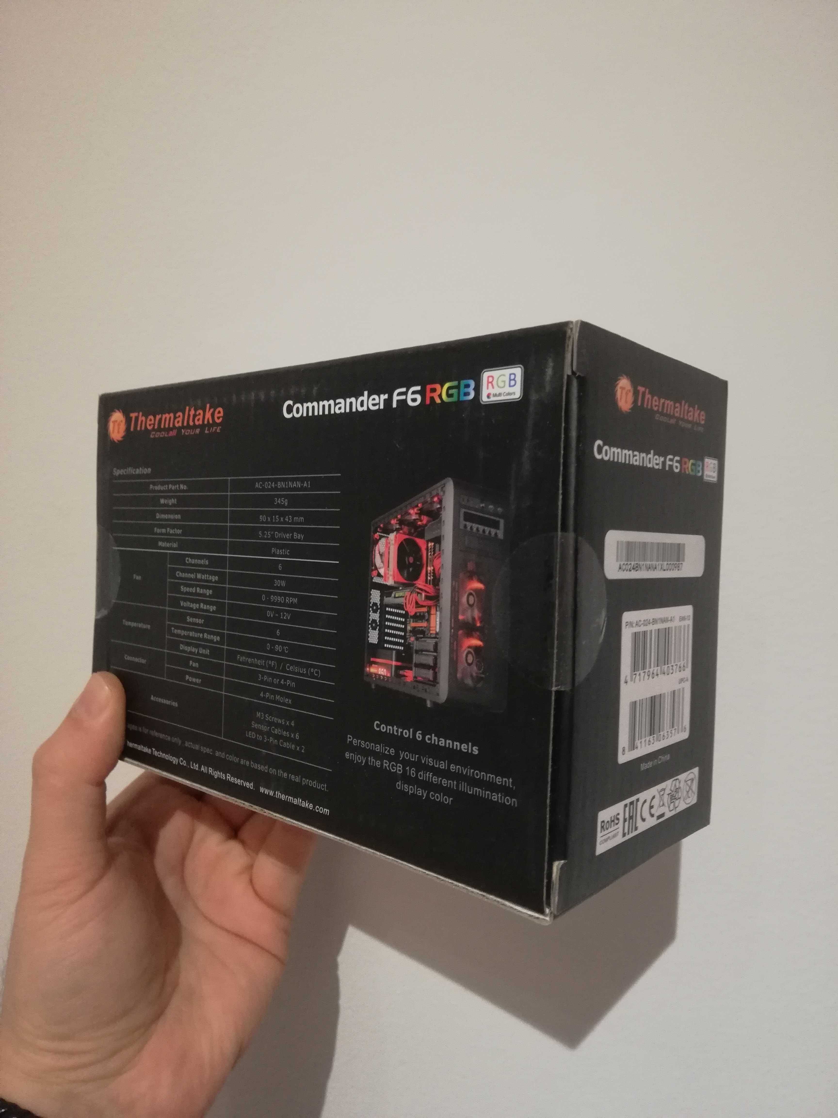 Kontroler wentylatorów Thermaltake Commander F6 RGB, sterownik